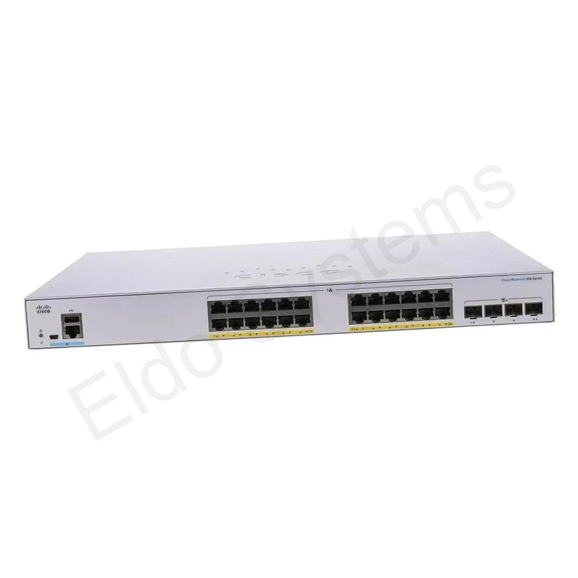 Cisco 24x 10/100/1000 Ethernet PoE+ ports and 370W PoE budget, 4x 10G SFP+ uplinks Switch C1000-24FP-4X-L