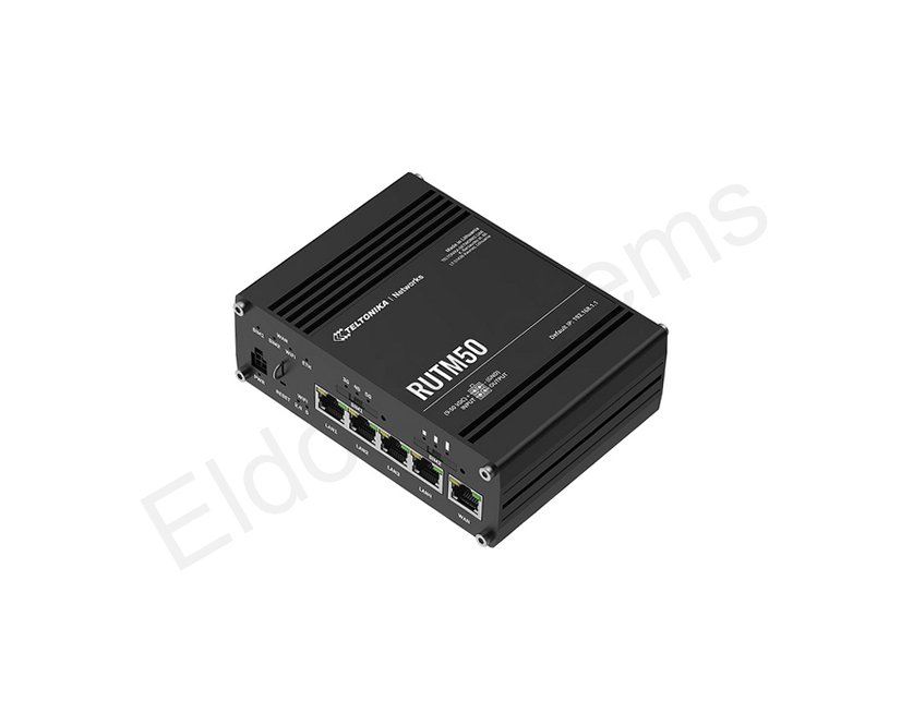 Teltonika Model RUTM50 Cellular 5G Router (RUTM50000000)