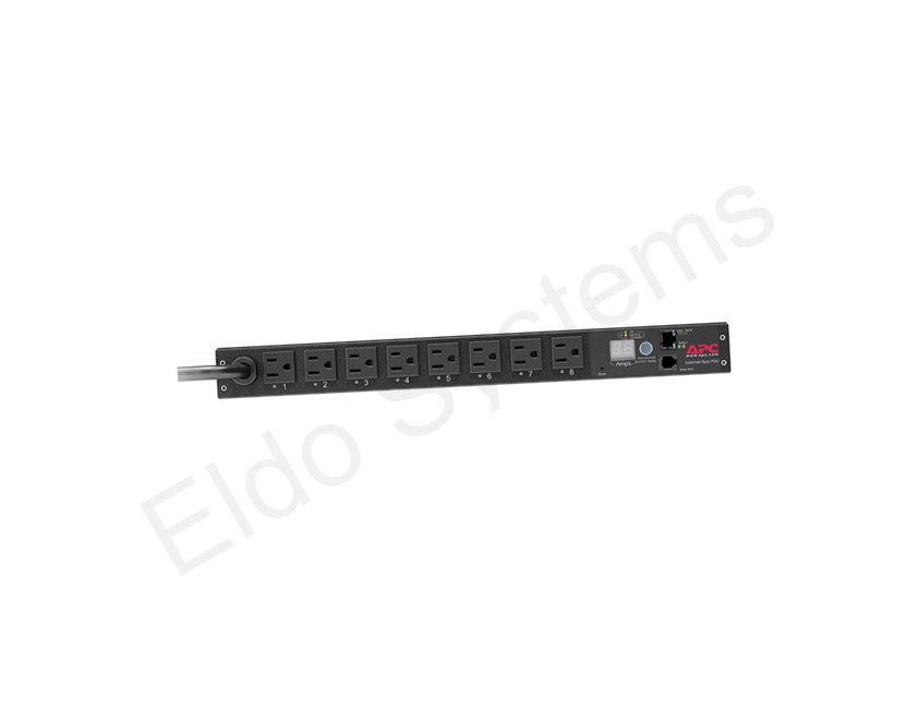 APC AP7900B - Switched Rack PDU 1U 1.4kW 120V 15A 8 Outlets