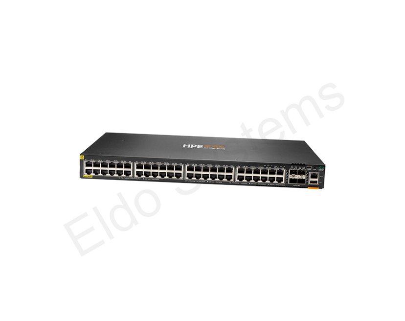 HPE Aruba Networking JL665A CX 6300F 48-Port 1GbE PoE+ Switch with 4‑port SFP56 Switch