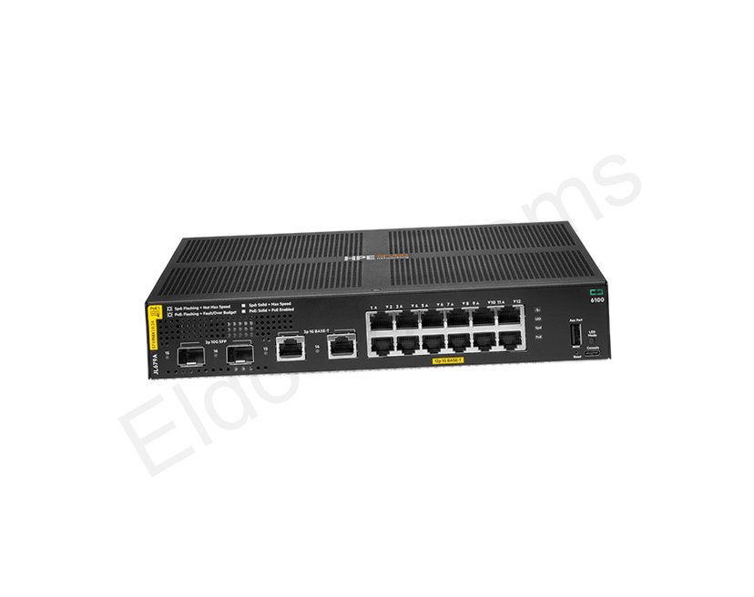 HPE Aruba Networking JL679A CX6100 12G Class4 PoE Switch